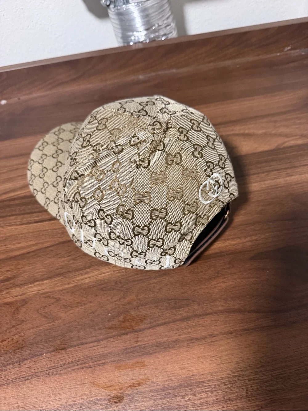 Gucci Brown Monogram Baseball Cap - Men's Designer Hat
